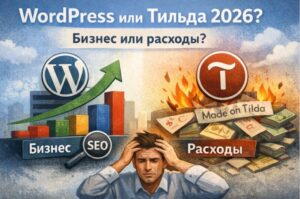Выбор между WordPress или Тильда 2026: стратегическое решение для бизнеса и SEO