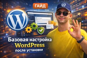 базовая настройка wordpress после установки